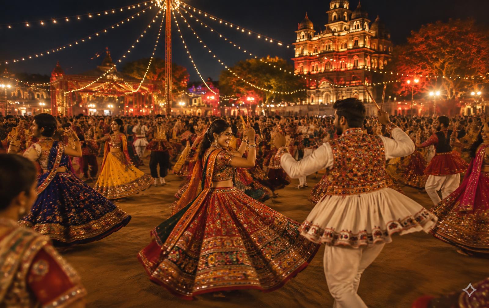 Garba celebration in Indore